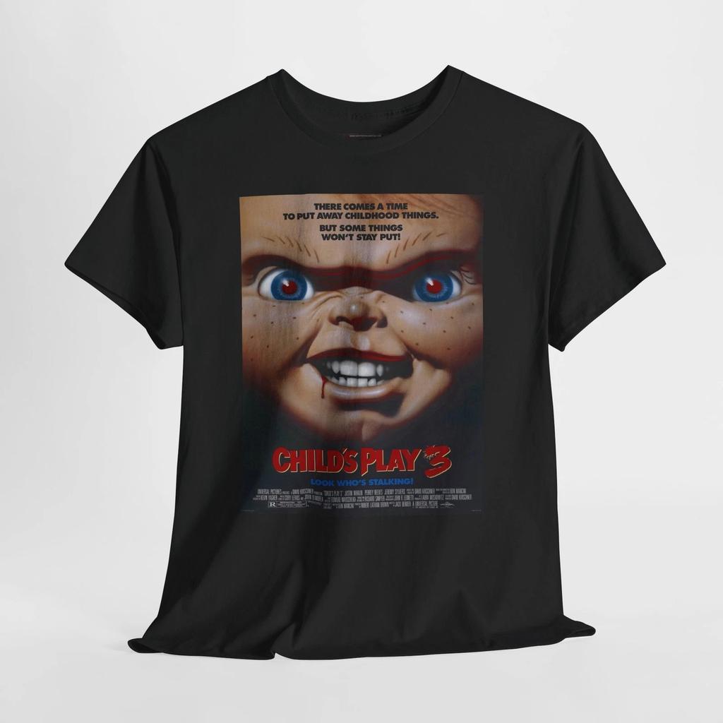 Child's Play 3 1991 Retro Movie Poster Horror Unisex Graphic T-Shirt