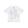 MLB Drop Shoulder Sleeve T-Shirt Unisex White 31TS33131-50W
