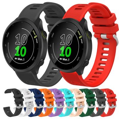 Dla Garmin Forerunner 55 20mm Silikonowy Pasek do Zegarka z Twilem