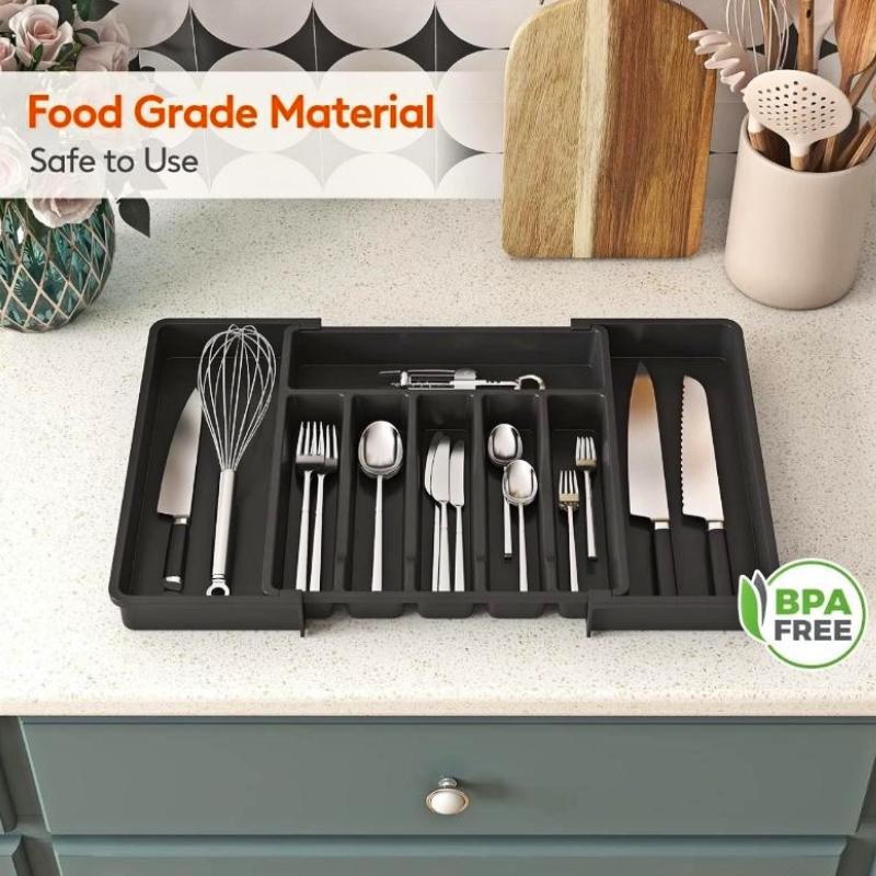 Kitchen Furniture Storage Expansion Tableware Storage Box For Household Use Kitchen Storage Container Pantry Organizer