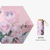 New UV Protection Sun Umbrella Flat 60% Portable Small Sunscreen Parasol Oil Painting Female Folding Umbrella Dual Purpose