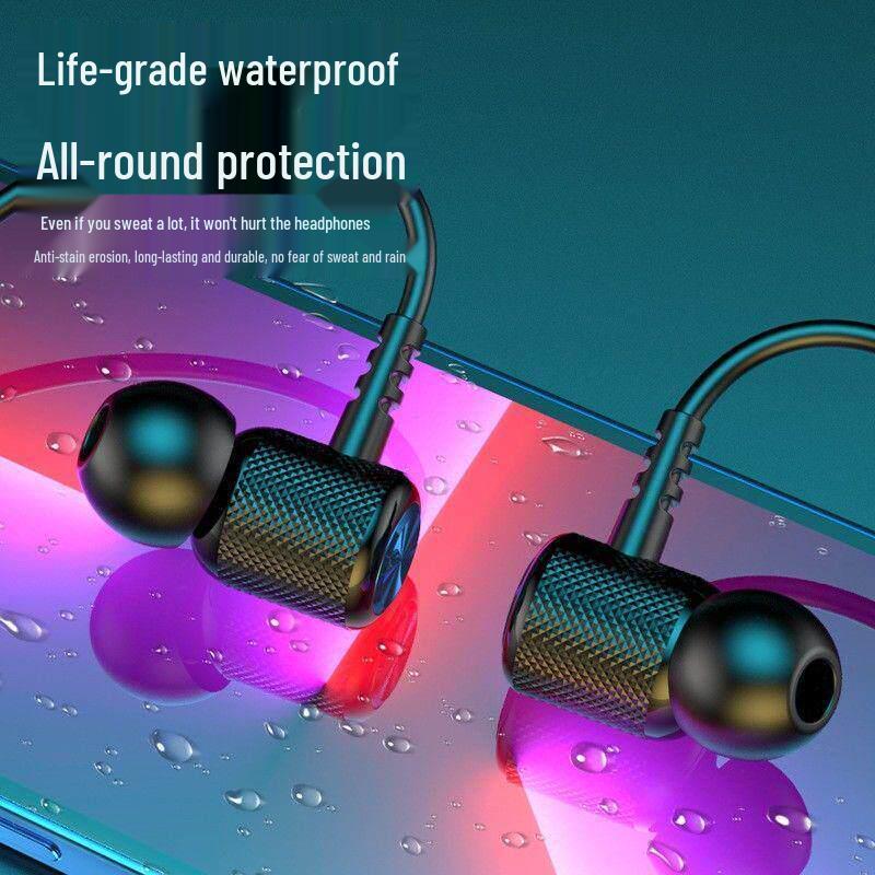 Ultra-long Battery Life Wireless Bluetooth Sports Earphones, Neck-hanging Design, Compatible with Apple, Vivo, Oppo, Android Devices