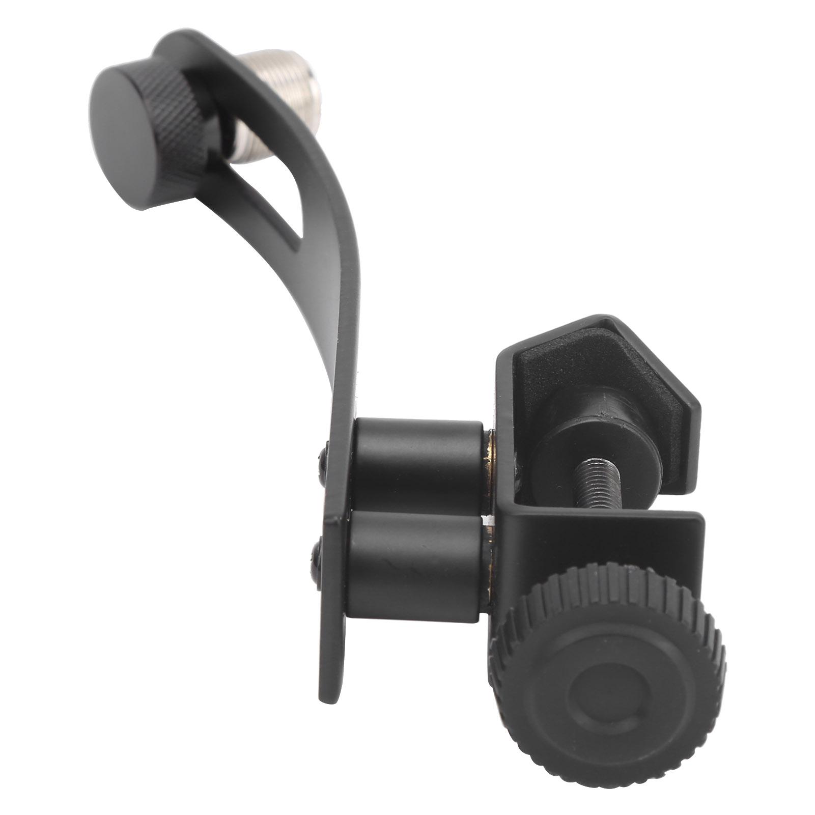 

Зажим для микрофона на обод барабана, регулируемый, ударопрочный, металлический, держатель для микрофона, аксессуары для инструментов