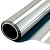 Silver One Way Mirror Window Tint, Solar Reflective Heat Insulation Privacy Film for Home Glass, 50 X 100 CM