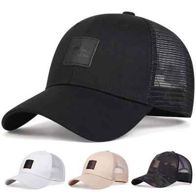 Sommer Mode Sonnenschutz Hut Männer Hip Hop Baseball Cap Frauen Atmungsaktive Mesh Hüte Baumwolle Caps