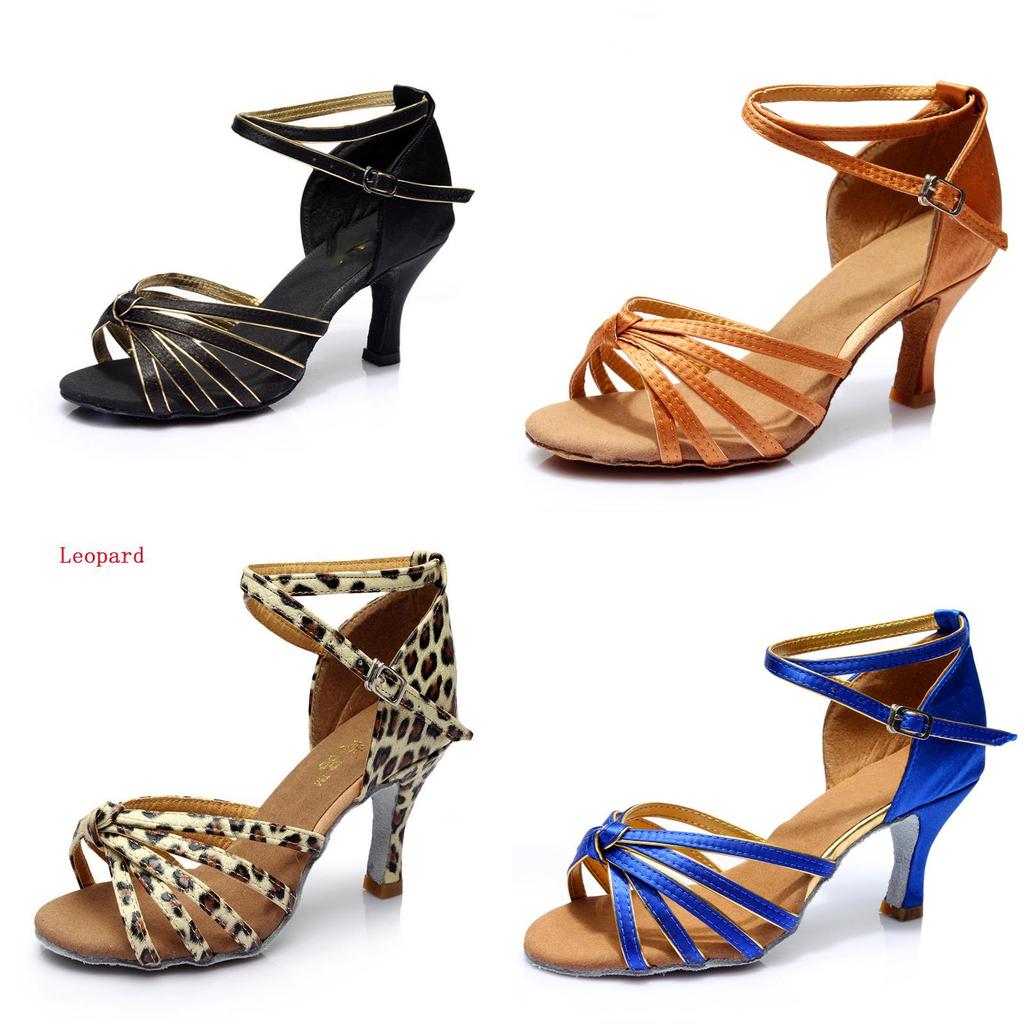 Luxurious Fashion 9-color Women's Ballroom Latin Tango Dance Shoes For Ultimate Elegance