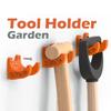 2/4pcs Gardening Tool Hanger, 35mm Diameter Broom/shovel/rake And Other Tool Hooks, Storage Hanger, Screw Fixed Wall Bracket