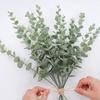 5/10/15Pcs Artificial Eucalyptus Leaves Bouquet Stems Leaf Picks Plant Fake Flowers for Home Decor Wedding DIY Floral Decoration