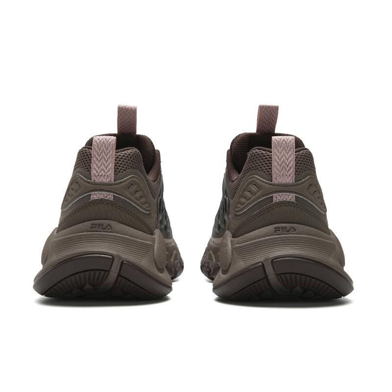 Fila Truffle Mushroom Shoes Casual Retro Breathable Low-Top Dad Shoes Women sneaker Red Brown Gray F12W621111FBD