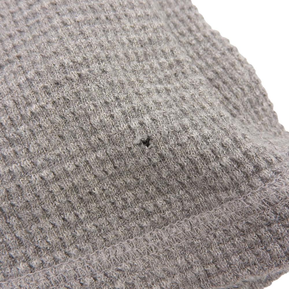 RRL Men's Thermal Henley T-Shirt, Gray, Size M Tops M grayUsed