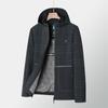 Autumn New Men's Jacket Business Young and Middle-aged Detachable Hat Jacket Men's Coat