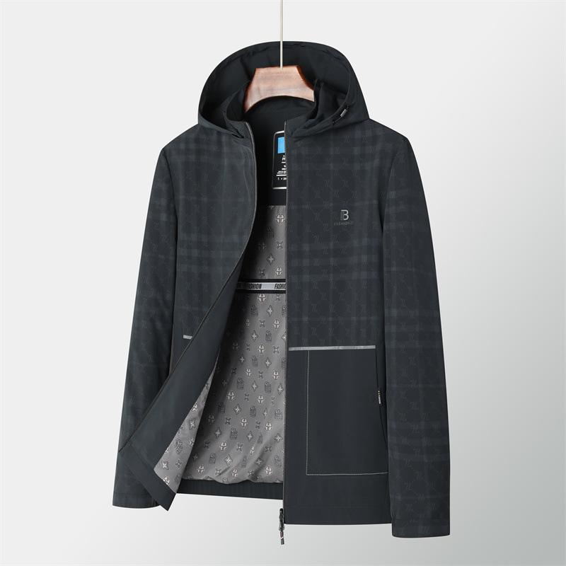 Autumn New Men's Jacket Business Young and Middle-aged Detachable Hat Jacket Men's Coat