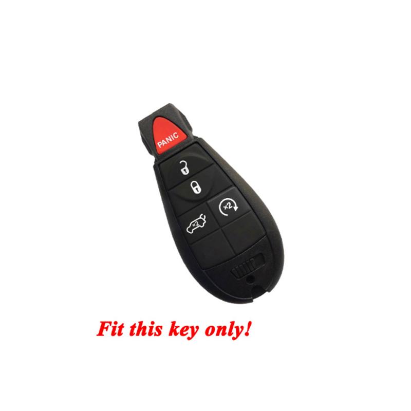 ZAD Silicone Car Key Cover Case for Jeep Grand Cherokee Compass Patriot for Fiat Chrysler   300 for Dodge JCUV Ddart Car Styling
