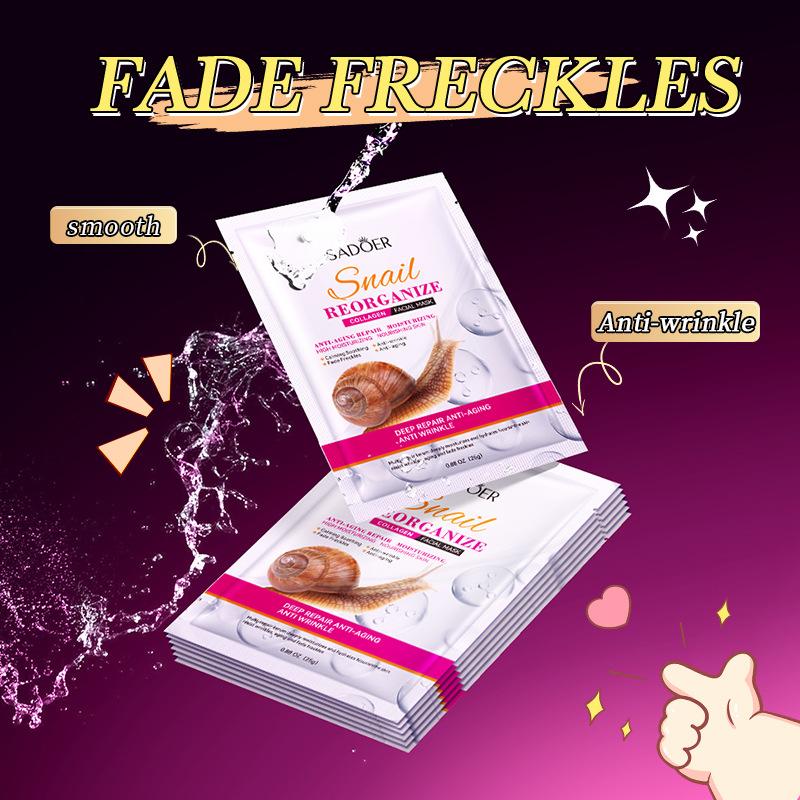 Sneglemaske 25g Kollagen Fugtgivende Fugtgivende Fugtgivende Tabletter