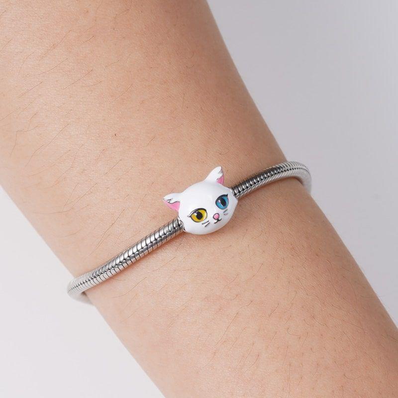 Finecopper Fit Original Bracelet Europe Cute Cartoon Doll Series Dangle Charm Beads Necklace Pendant Diy Women Jewelry Gift