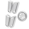 Powerful 5 Piece Car Seat Adjustment Switch Knob Cover Sticker Trim Car Accessories Silver ABS For Kia Carnival KA4