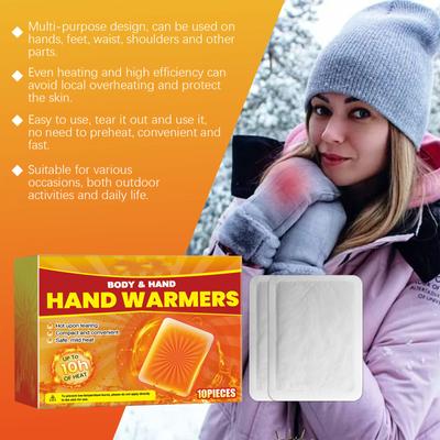 Handwärmepads Einweg-Handwärmer Lange Heizdauer 10 Stunden Warmer Handwärmer Handwärmepads für Outdoor-Aktivitäten