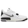 Jordan Legacy 312 Slip Resistant Slip Resistant Low top Vintage Basketball Shoes Men's White Black CD7069-110(Team40-)