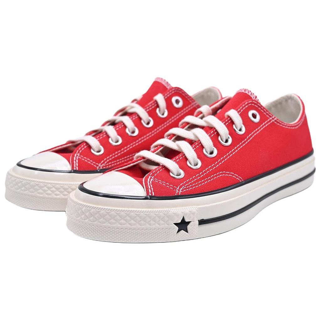 Converse Chuck 70 X Comfortable Lightweight Versatile Low Top Canvas Shoes Unisex Sneakers Retro-Red A24235C