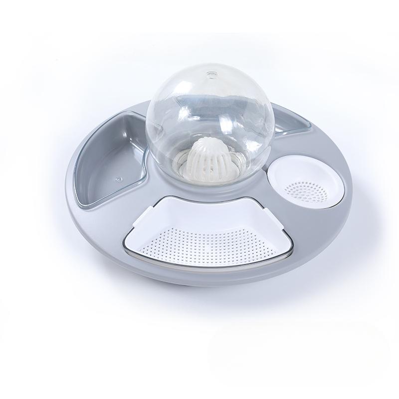 

Многофункциональная кормушка для кошек, автоматическая миска для питья, миска для травы, противоударная миска для еды, миска для риса, миска для воды 39.5*9.5*24.5 cm