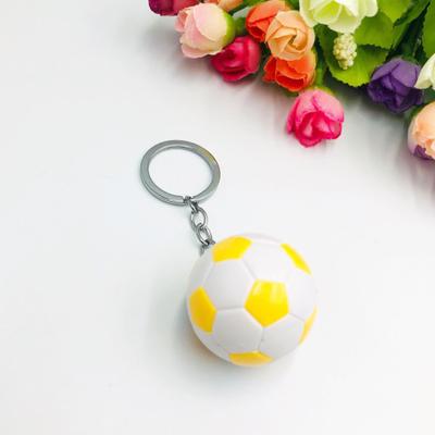 Creative Multi-purpose Souvenir Gifts Simulation Soccer Ball Car Keychain for Sportsman Football Key Chain