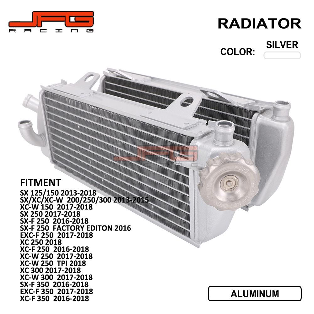 

Совместимый радиатор для внедорожных мотоциклов 125-300 SX/EXC/XC/MXC 350*220*120