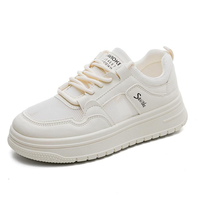 Summer mesh breathable and versatile new women's shoes platform heightening board shoes dad shoes summer mesh shoes