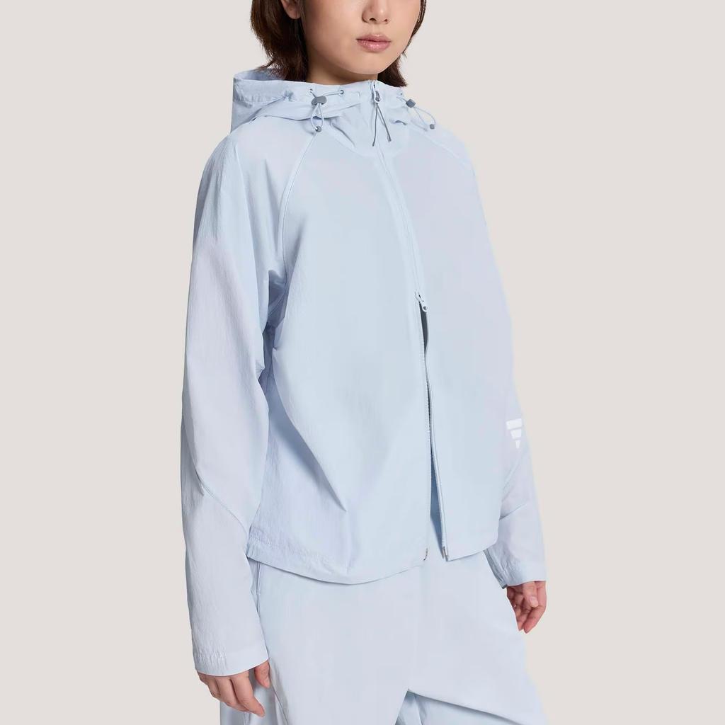 Adidas FOS Jackets Women's Light Blue Hooded Moderate Other KS2733