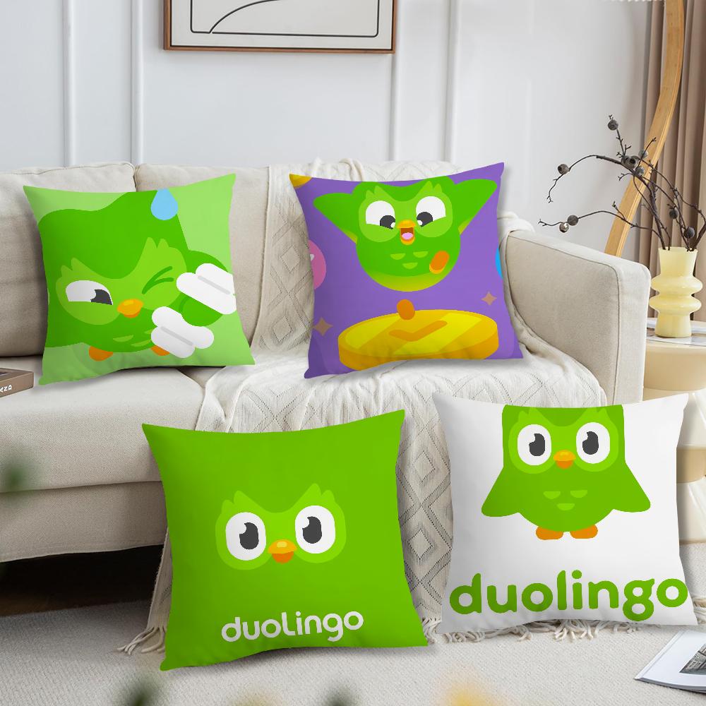 Tonnika Chen Unisex D-Duolingos Game Cushion Cover For Pillow Printing Sofa Decoration Home Car Room Coffee Shop Office Nordic Simplicity