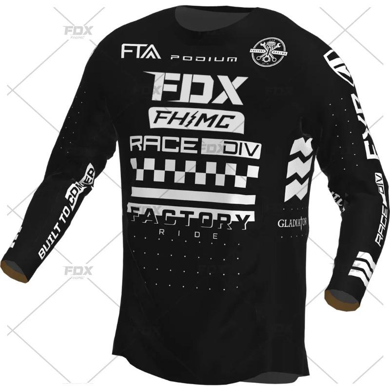 2024 Maglia da Downhill da Corsa Mountain Bike Motocicletta Ciclismo Crossmax Camicia Ciclismo Abbigliamento per Uomo Maglia MTB MX Ranger Fdx DH