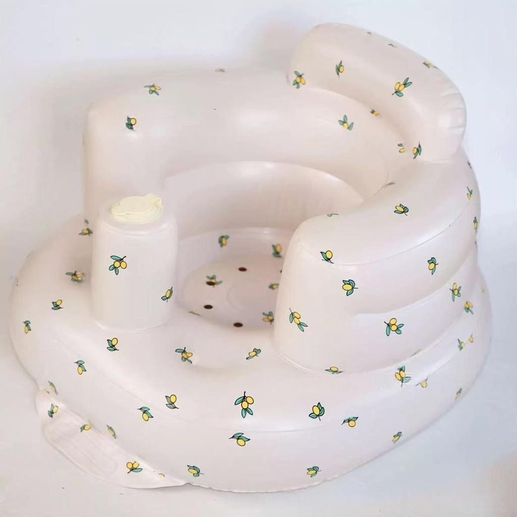 Inflatable Baby Learning Chair: Korean Style Portable Sofa with Pump