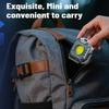 COB Keychain Flashlight with Magnetic Base,Mini Camping Lantern for Outdoor EmergencyRepair, Hiking, Portable LED Work Light