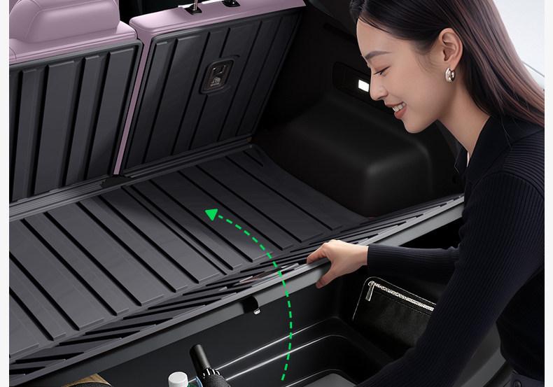 Compatible with 26 Xiaopeng M03 Models: TPE Trunk and Tail Box Mats for MONA03 MAX - Car Floor Mat Accessories.