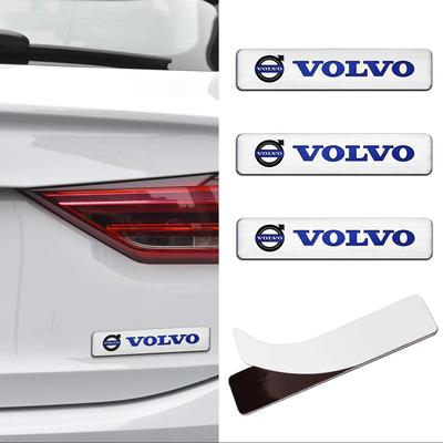 Auto Aluminium Karosserie Aufkleber Kofferraum Emblem Außen Dekoration Aufkleber Für R Design T6 AWD C30 C40 C50 C70 S40 S60 S70 S80 S90