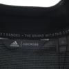 unused adidas Short sleeve Henry Neck T-shirt O black Men's Used