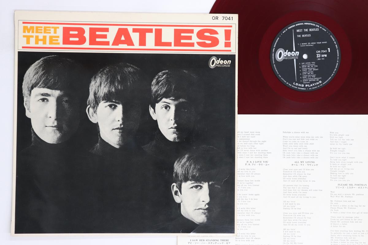 

LP Пластинка BEATLES - Meet The Beatles OR7041 ODEON 1964 Япония Рок Б/У