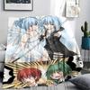 1PC Assassination Classroom Print Flannel Blanket, High quality All Seasons, Home Decor, Warmth and Comfort, Perfect for Christmas Gifts
