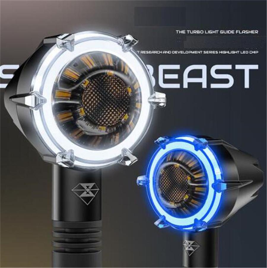 Motorcycle Turn Lights Modified Waterproof LED Decorative Accessories Signal Li
