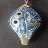 1pc Ancient Chinese Style Ocarina, Six-hole Handmade Ocarina Instrument, Pleasant Sound, with Lanyard, Like A Leaf