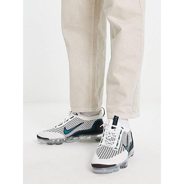 

Nike Air VaporMax 2021 в бело-бирюзовом цвете
