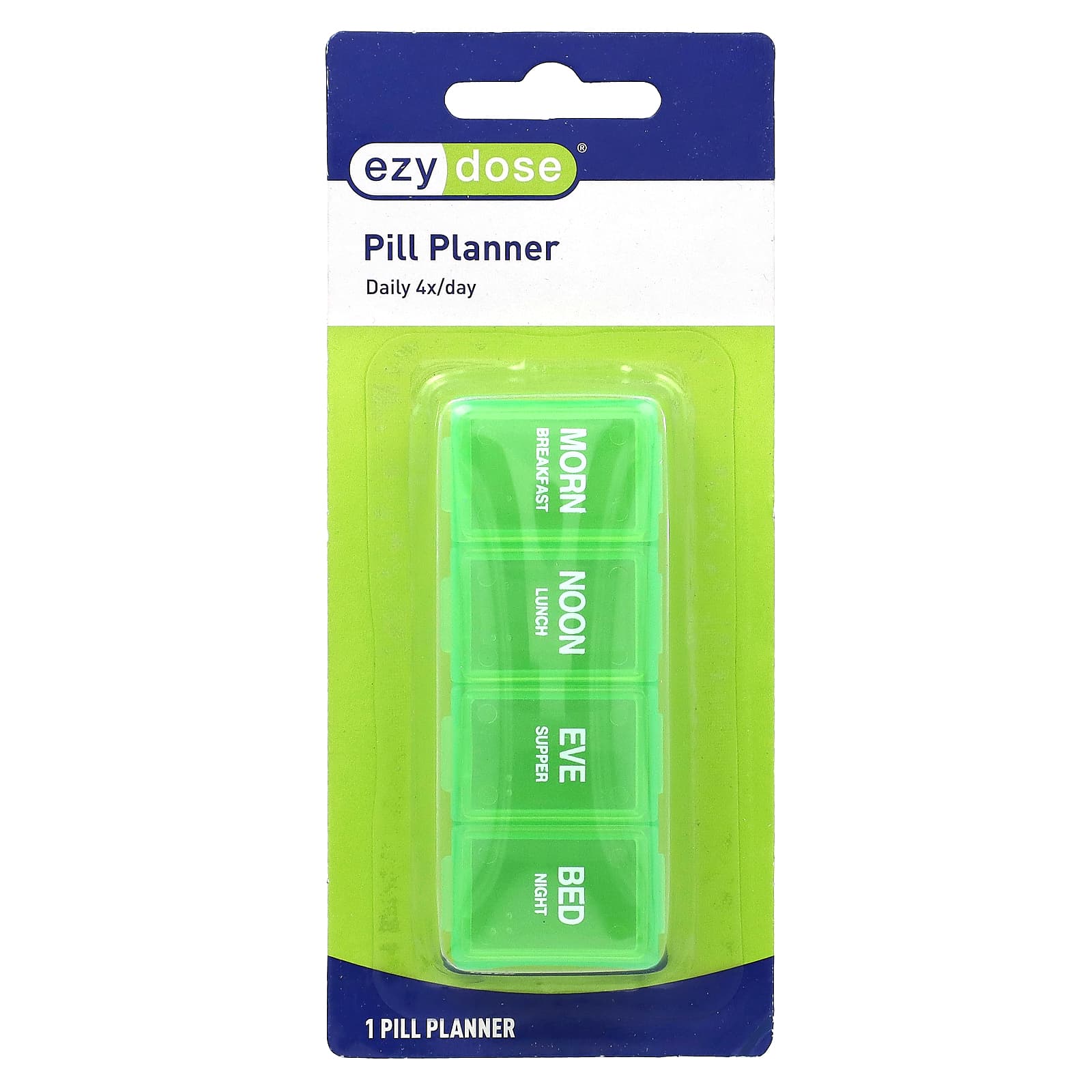 

4X/Daily Pill Planner, 1 pc