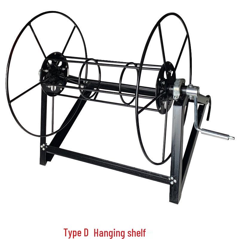 Jordbruksslangvinda & Elektrisk Reputläggningsställ med Armeringsjärnslager