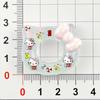 Luminous Cartoon KT Donut Resin Accessories for DIY Phone Cases, Hair Clips, Shoe Buckles, and Stickers