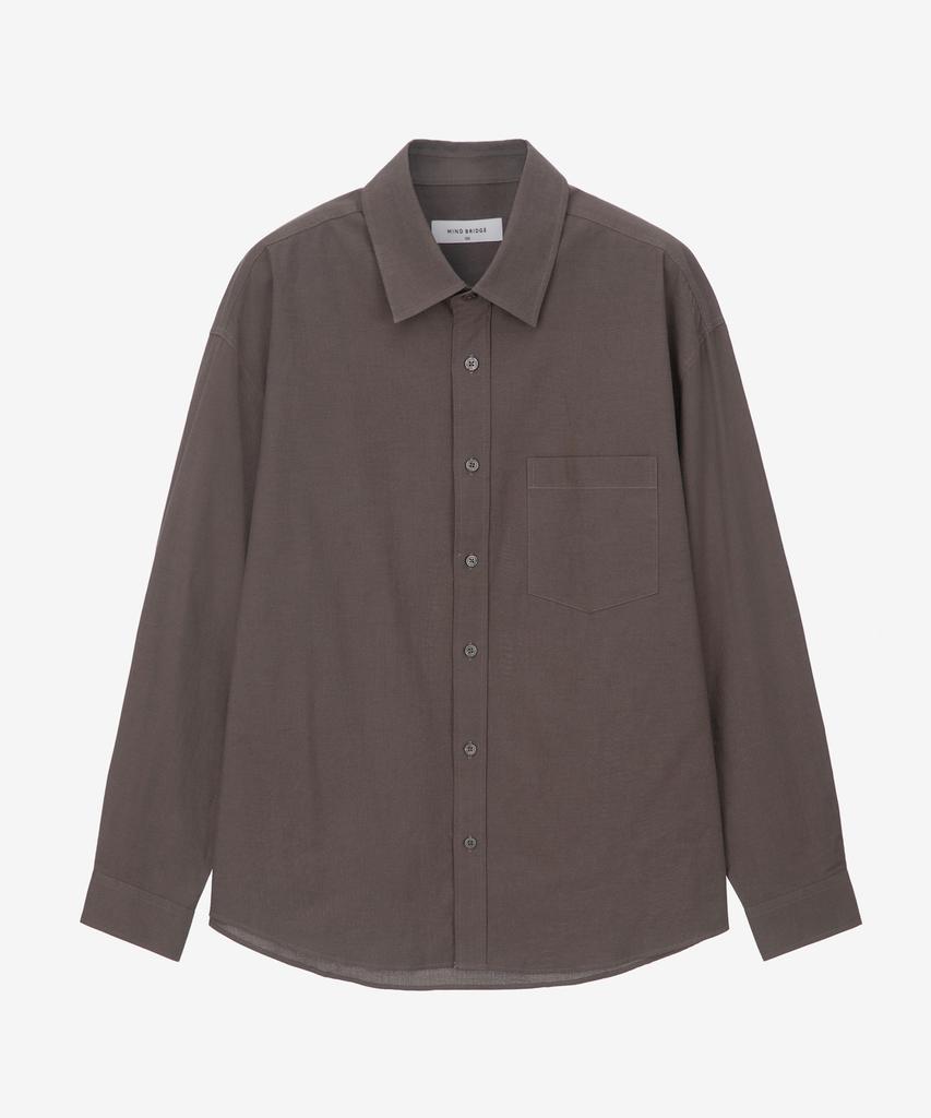 MINDBRIDGE [2 ks][Celodenné] Oversized košeľa Oxford - 11 farieb Myws0120 (Typ)