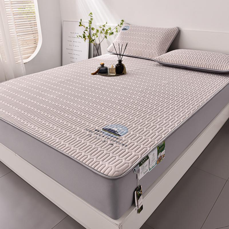 Sommer Eis Seide Latex Kühl Dreiteiliges Bettset: Faltbar, Weich, Waschbar