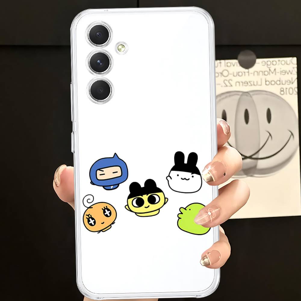 Cute T-tamagotchi-S HD Clear Transparent Phone Case For Samsung Galaxy A52,A12,A51,S24,S23,S22ULTRA,S21 Edge,S20LITE,Plus,U