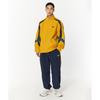Reebok Legend Warm Up Outdoor Casual Sports Zip Collar Windbreaker Unisex Outerwear Yellow Dark-Blue REJU4EJ13Y3