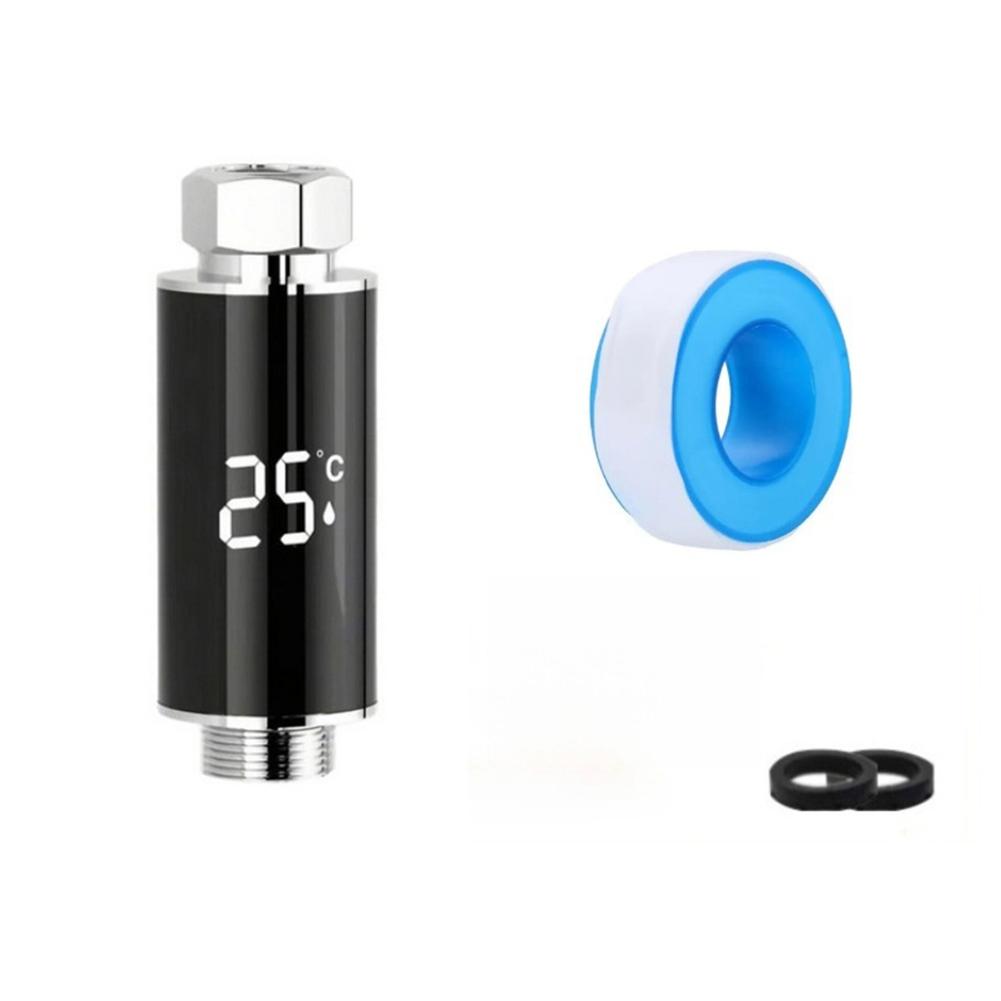 Intelligent Temperature Measurement LED Bath Thermostat Real-time Water Display B