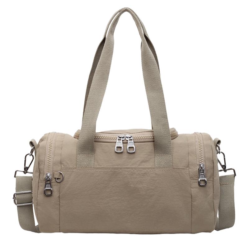 Waterproof Travel Bag Women's Shoulder Bag Solid Color Large Capacity Crossbody Bag