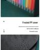 A4 Accordion File Folder with 25 Pockets, Color Inner Pages, and Lanyard Flap (PP Material)